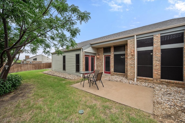 4056 La Costa Ct, Irving, TX 75038 - back of property with a patio and brick siding