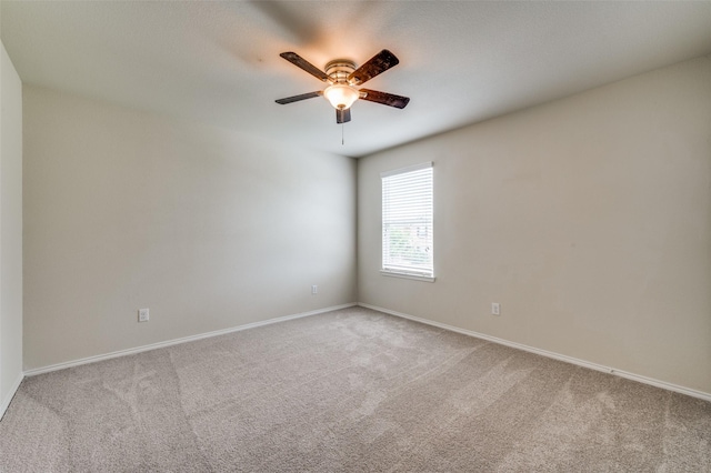 3133 Montserrat Creek Dr, Little Elm, TX 75068 - carpeted spare room featuring ceiling fan and baseboards