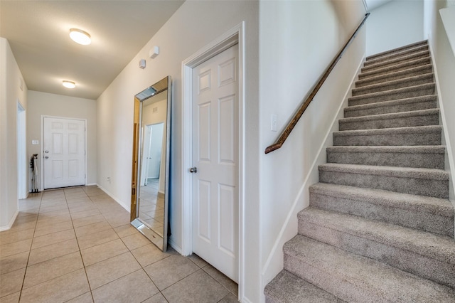 3133 Montserrat Creek Dr, Little Elm, TX 75068 - stairway with tile patterned floors