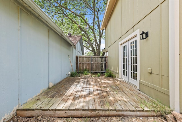 2210 Nantucket Village Cir, Dallas, TX 75227 - deck featuring french doors