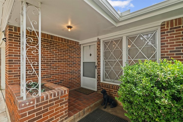 1104 Center St, Cleburne, TX 76033 - entrance to property featuring brick siding