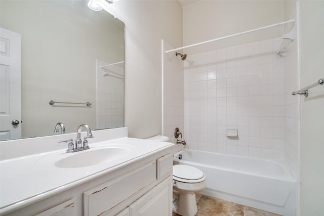 7611 Forest Ridge Trl, Sachse, TX 75048 - full bathroom with vanity, tub / shower combination, and tile patterned floors