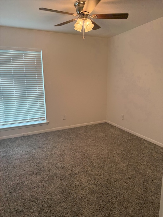 4005 Tacoma St, Irving, TX 75062 - unfurnished room with ceiling fan and carpet floors