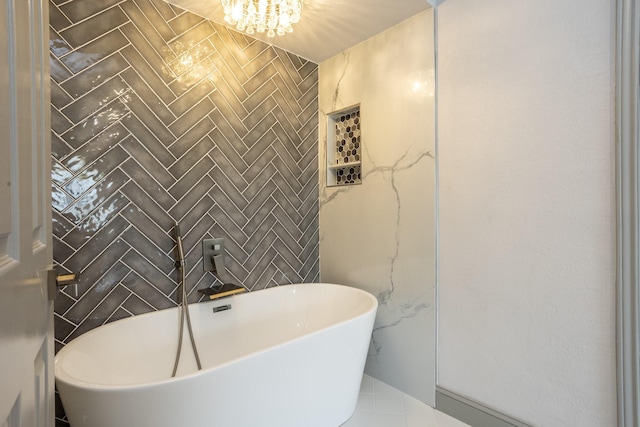 947 Aspen Dr, Desoto, TX 75115 - bathroom with a freestanding tub