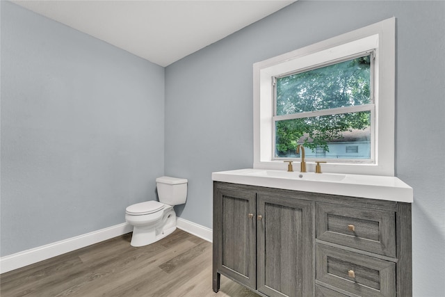 301 E Craven Ave, Lacy Lakeview, TX 76705 - half bath with wood finished floors and vanity