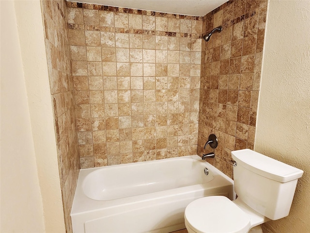 1408 Bandera Dr, Arlington, TX 76018 - full bathroom with tub / shower combination and a textured wall
