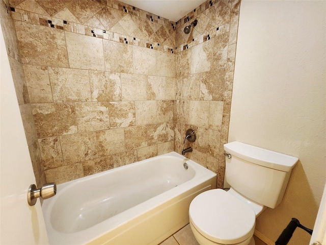 1408 Bandera Dr, Arlington, TX 76018 - bathroom with toilet and bathtub / shower combination
