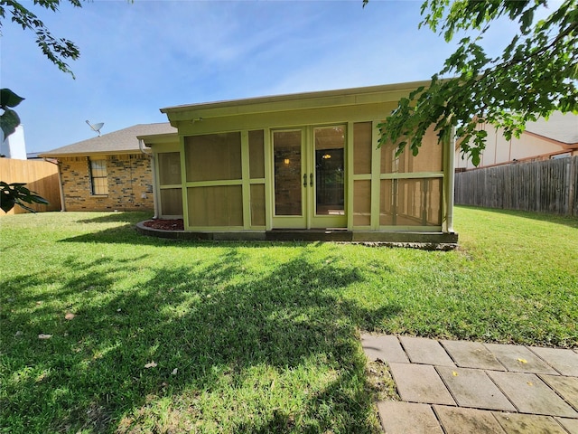 1408 Bandera Dr, Arlington, TX 76018 - back of house featuring french doors