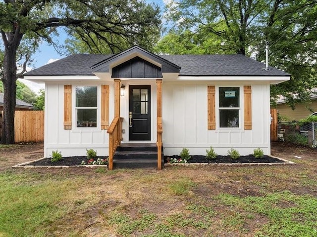 209 N Lakeview Dr, Lacy Lakeview, TX 76705 - modern inspired farmhouse with board and batten siding, entry steps, and roof with shingles