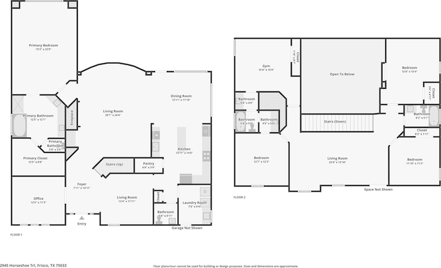 2945 Horseshoe Trl, Frisco, TX 75033 - view of room layout
