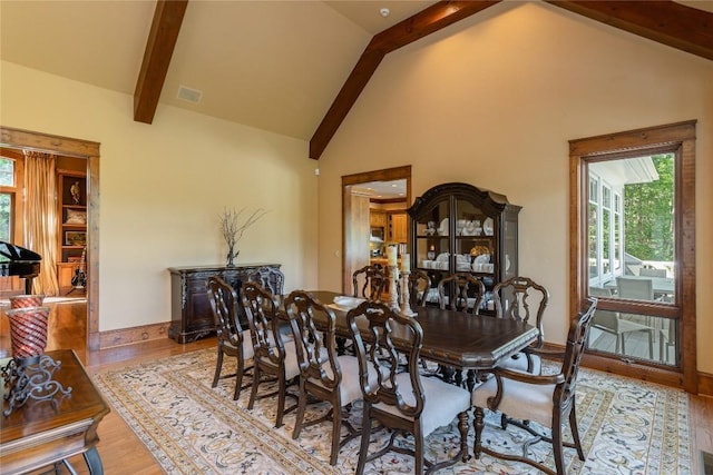 119 Old Still Rd, Sapphire, NC 28774 - dining area featuring wood finished floors