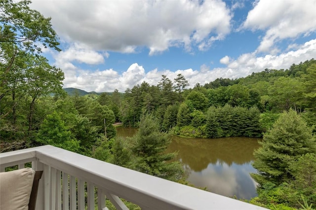 119 Old Still Rd, Sapphire, NC 28774 - water view with a heavily wooded area