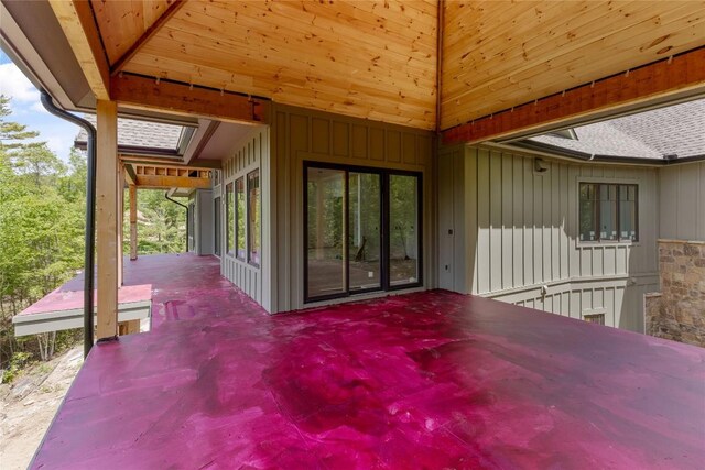 148 E Ridge Rd, Cashiers, NC 28717 - view of patio with a wooden deck