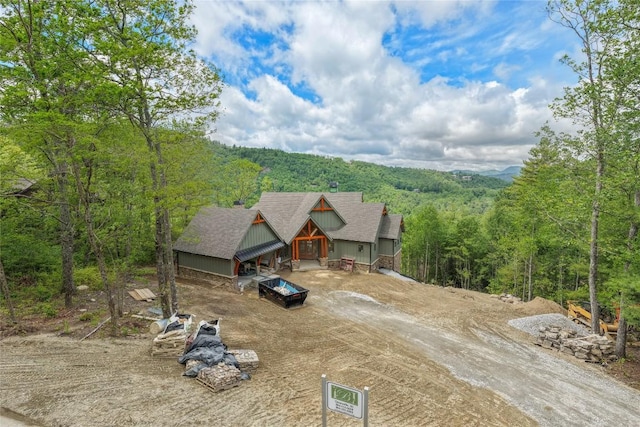 148 E Ridge Rd, Cashiers, NC 28717 - view from above of property with a heavily wooded area