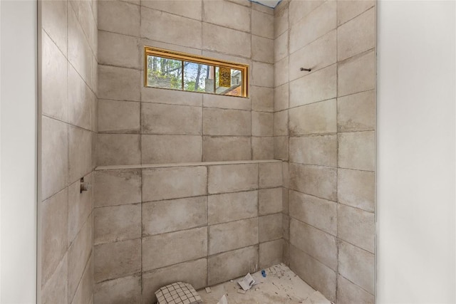 148 E Ridge Rd, Cashiers, NC 28717 - full bathroom with tiled shower