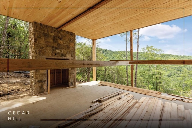 148 E Ridge Rd, Cashiers, NC 28717 - wooden deck featuring a view of trees