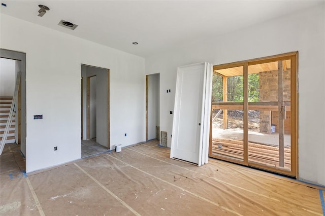 148 E Ridge Rd, Cashiers, NC 28717 - unfurnished bedroom with access to outside