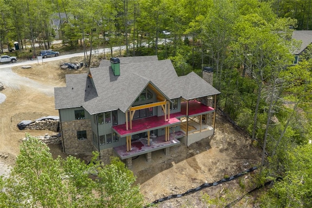 148 E Ridge Rd, Cashiers, NC 28717 - view from above of property