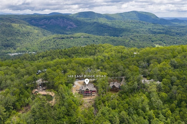 148 E Ridge Rd, Cashiers, NC 28717 - view of mountain background with a heavily wooded area