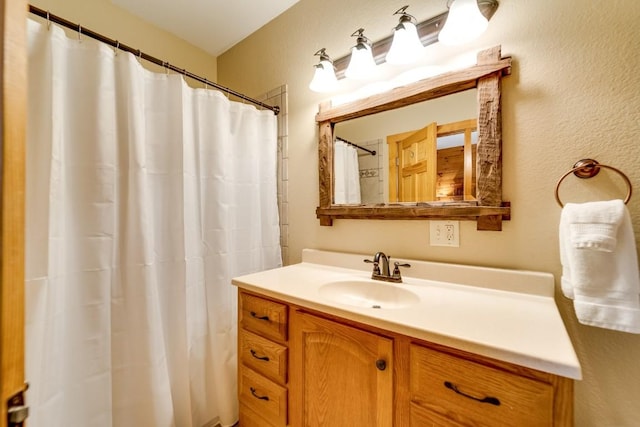 full bathroom with vanity