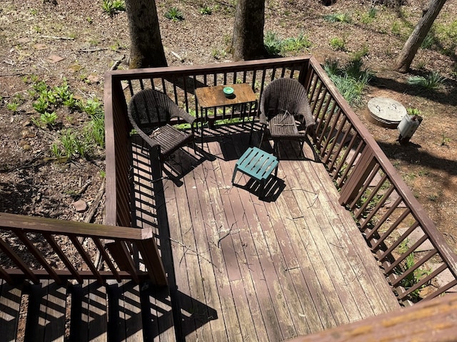 00 Gibson Cove Rd, Franklin, NC 28734 - view of wooden terrace
