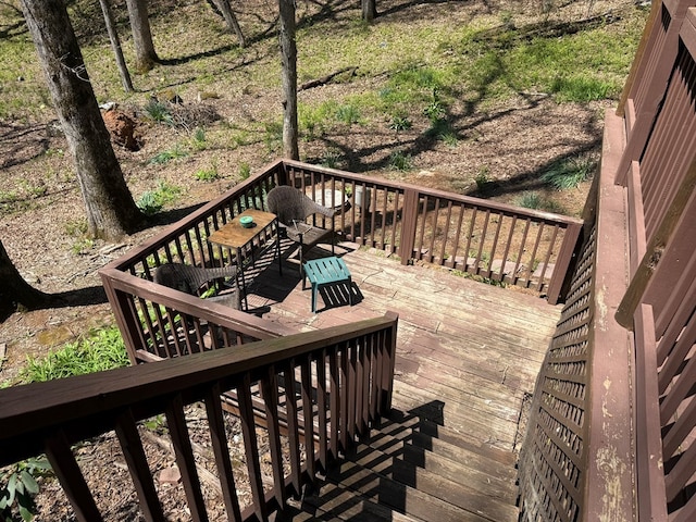 00 Gibson Cove Rd, Franklin, NC 28734 - view of wooden deck