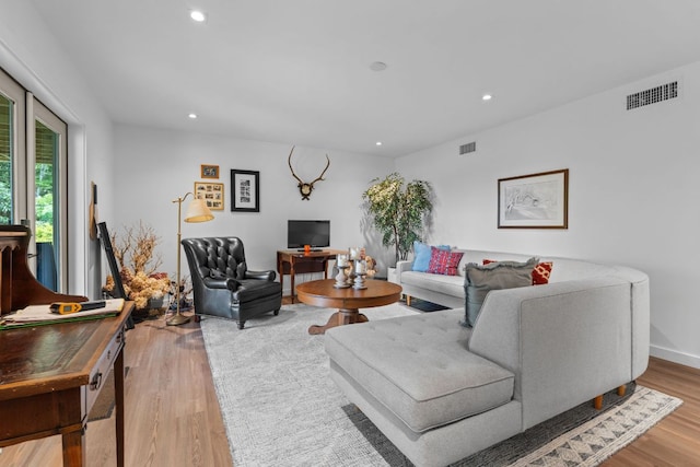 1240 King Gap Rd, Highlands, NC 28741 - living room with wood finished floors and recessed lighting