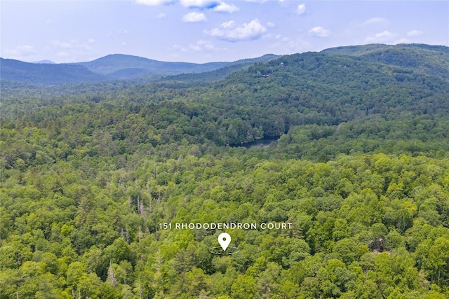 151 Rhododendron Ct, Sapphire, NC 28774 - view of mountain backdrop with a forest