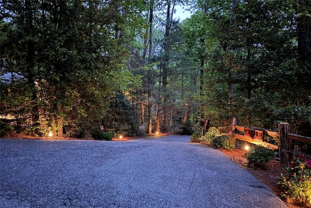 151 Rhododendron Ct, Sapphire, NC 28774 - view of asphalt street featuring a view of trees