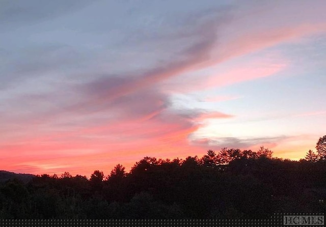 view of nature at dusk