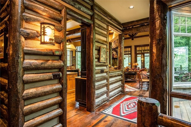1090 Zeb Alley Rd, Cashiers, NC 28717 - interior space with hardwood / wood-style floors and recessed lighting