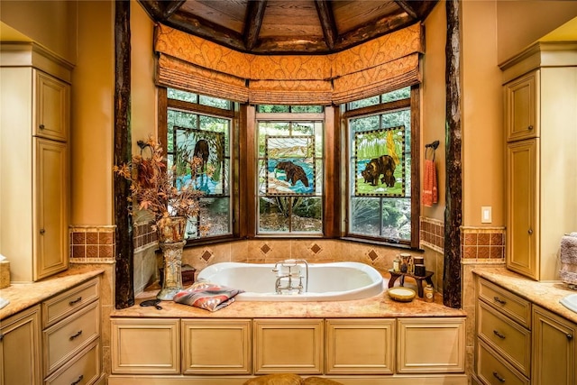 1090 Zeb Alley Rd, Cashiers, NC 28717 - full bathroom featuring a bath and vanity