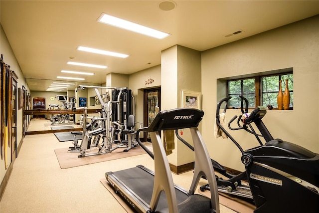 1090 Zeb Alley Rd, Cashiers, NC 28717 - exercise room with carpet floors