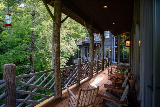 1090 Zeb Alley Rd, Cashiers, NC 28717 - view of deck