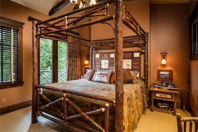 1090 Zeb Alley Rd, Cashiers, NC 28717 - carpeted bedroom with baseboards