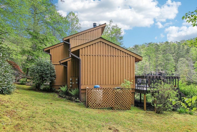 383 Wild Game Trl Unit D, Sapphire, NC 28774 - view of outdoor structure with a wooded view