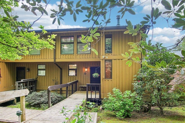 383 Wild Game Trl Unit D, Sapphire, NC 28774 - chalet / cabin featuring covered porch