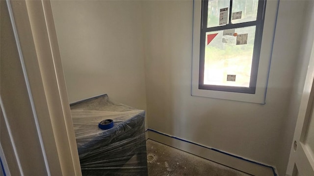 interior space with baseboard heating