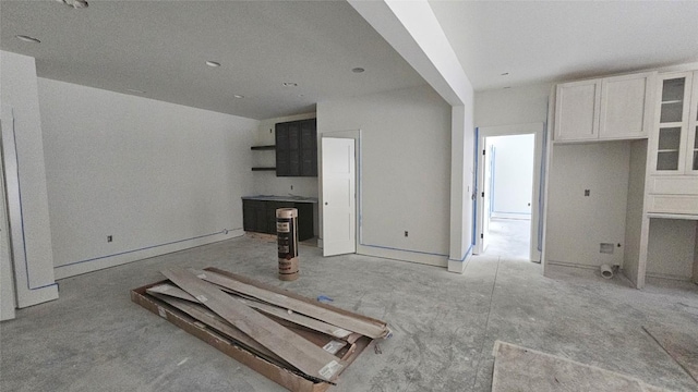 view of unfurnished living room