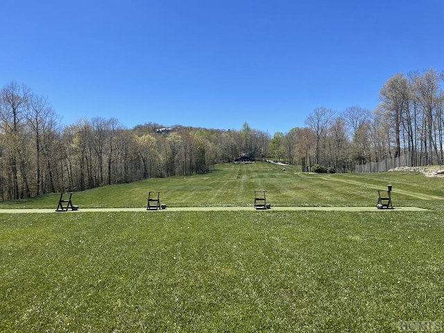 view of home's community featuring a yard