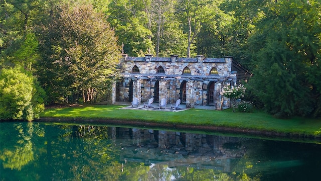 581 Sagee Woods Dr, Highlands, NC 28741 - view from above of property featuring a heavily wooded area
