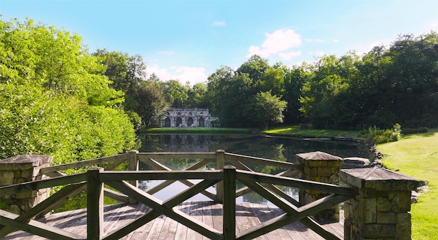 581 Sagee Woods Dr, Highlands, NC 28741 - balcony featuring a water view