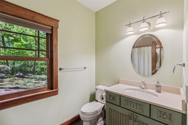18 Buck Knob Is, Glenville, NC 28723 - full bathroom with vanity, toilet, and curtained shower
