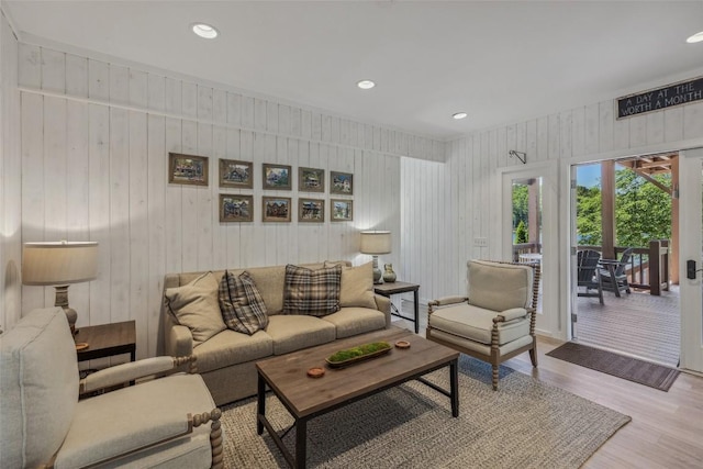 18 Buck Knob Is, Glenville, NC 28723 - living area with light wood-style floors and recessed lighting