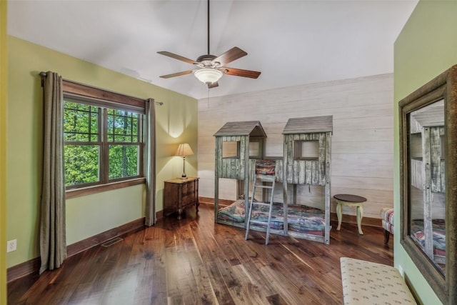 18 Buck Knob Is, Glenville, NC 28723 - sitting room featuring a ceiling fan, wood finished floors, and baseboards