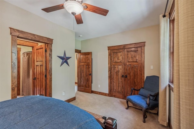 18 Buck Knob Is, Glenville, NC 28723 - bedroom featuring carpet, a ceiling fan, and baseboards