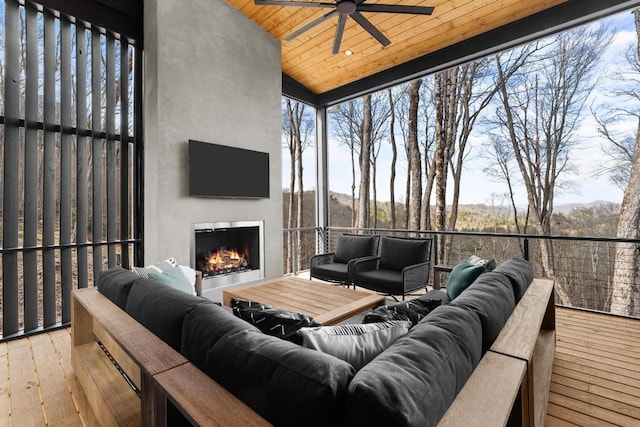 99 Springhead Trl, Cullowhee, NC 28723 - view of sunroom / solarium