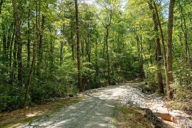 view of road