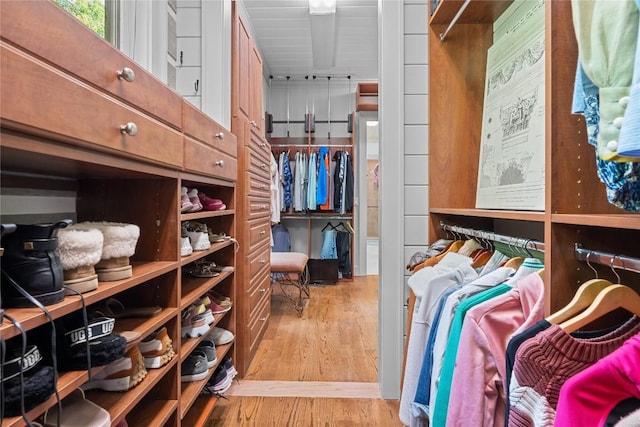 57 Loch Dr, Glenville, NC 28736 - spacious closet with wood finished floors