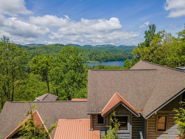 57 Loch Dr, Glenville, NC 28736 - mountain view featuring a large body of water and a forest